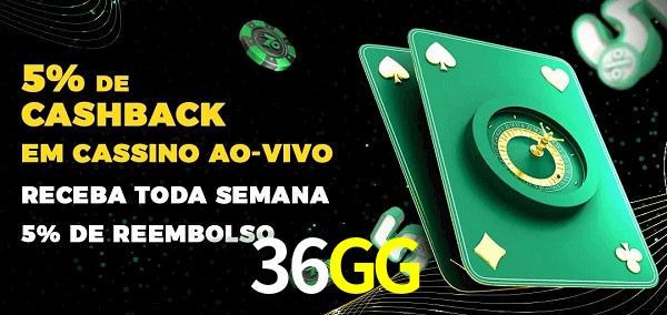 Promoções do cassino ao Vivo 36GG